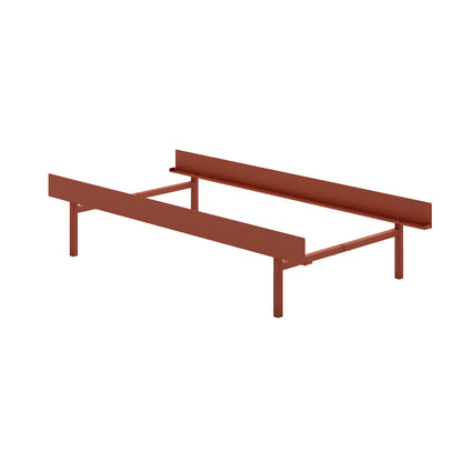 Moebe Bed High 90-180 cm - Terracotta
