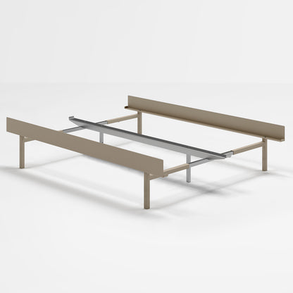 Moebe Bed 90 - 180 cm (High) Frame / No Slats / Sand