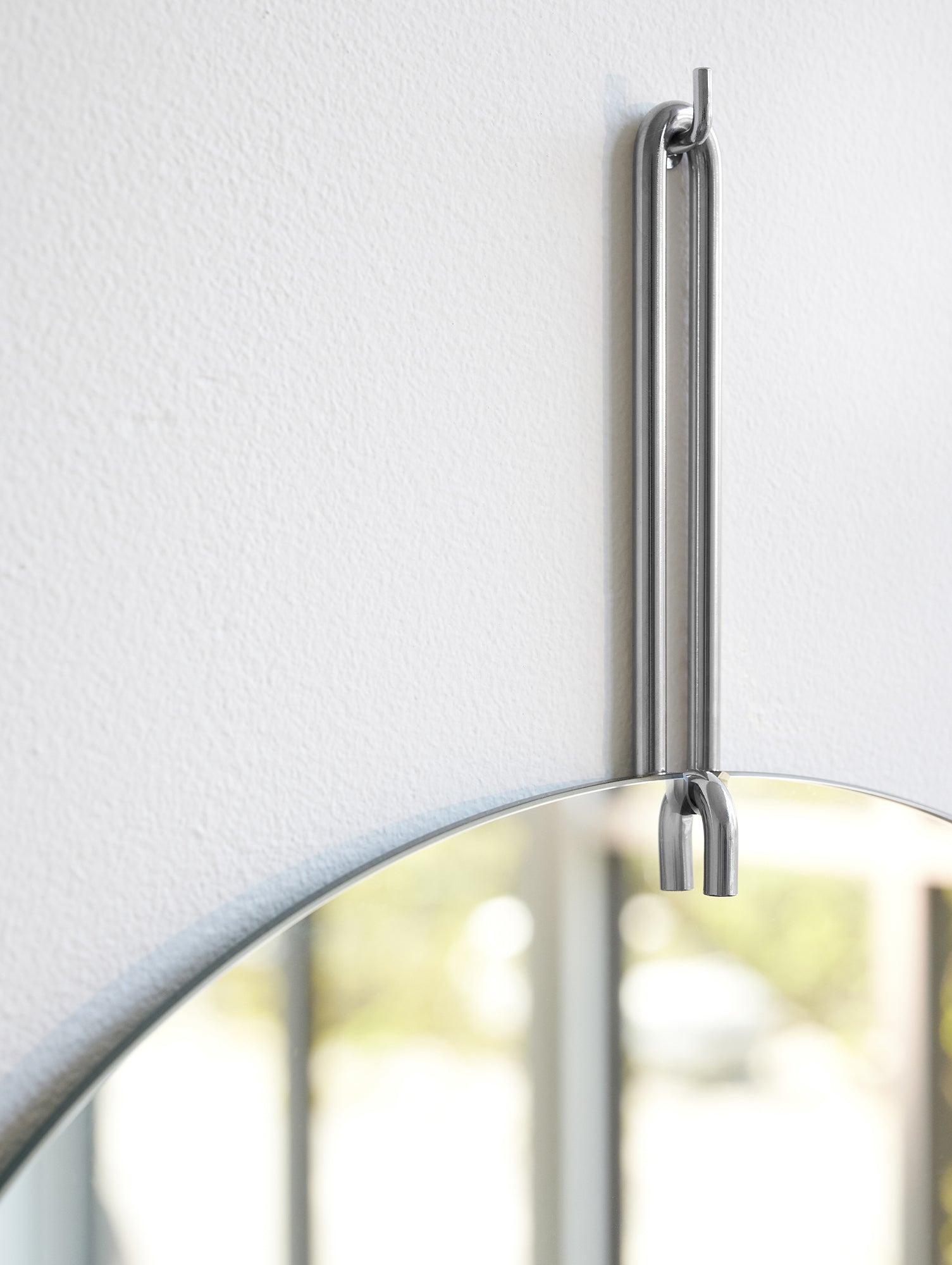 Moebe Tall Wall Mirror - Stainless Steel