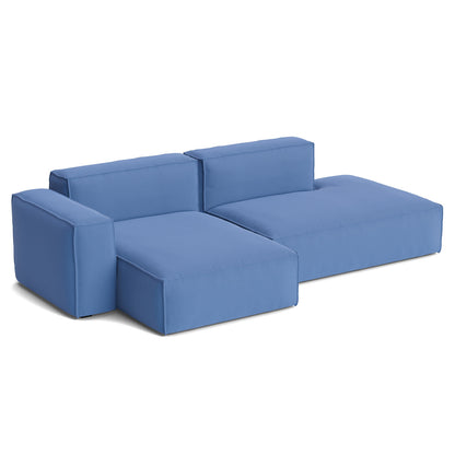 Mags Soft 2.5 Seater Sofa (Low Armrest) with Removable Cover by HAY - Combination 3 Left Armrest / Story 023