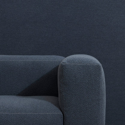 Mags Soft 2.5 Seater Sofa by HAY - Combination 1 / Turf Blue Grey / Grey Stitching