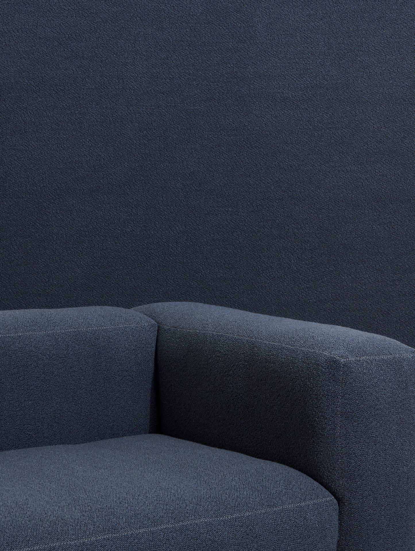 Mags Soft 2.5 Seater Sofa by HAY - Combination 1 / Turf Blue Grey / Grey Stitching
