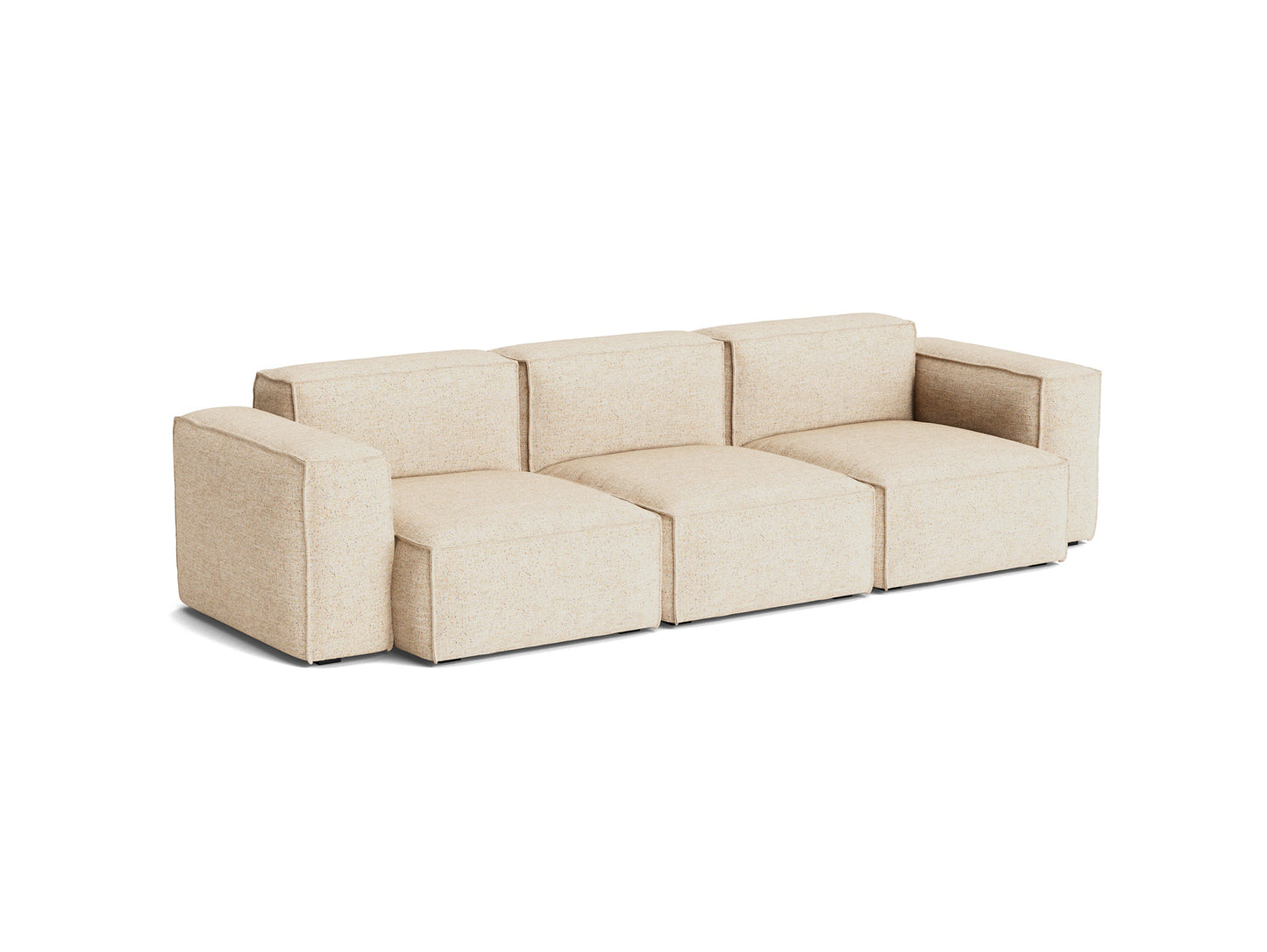 Mags Soft 3 Seater Sofa (Low Armrest) with Removable Cover by HAY - Combination 1 / Bolgheri