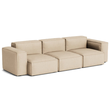Mags Soft 3 Seater Sofa (Low Armrest) with Removable Cover by HAY - Combination 1 / Metaphor 035