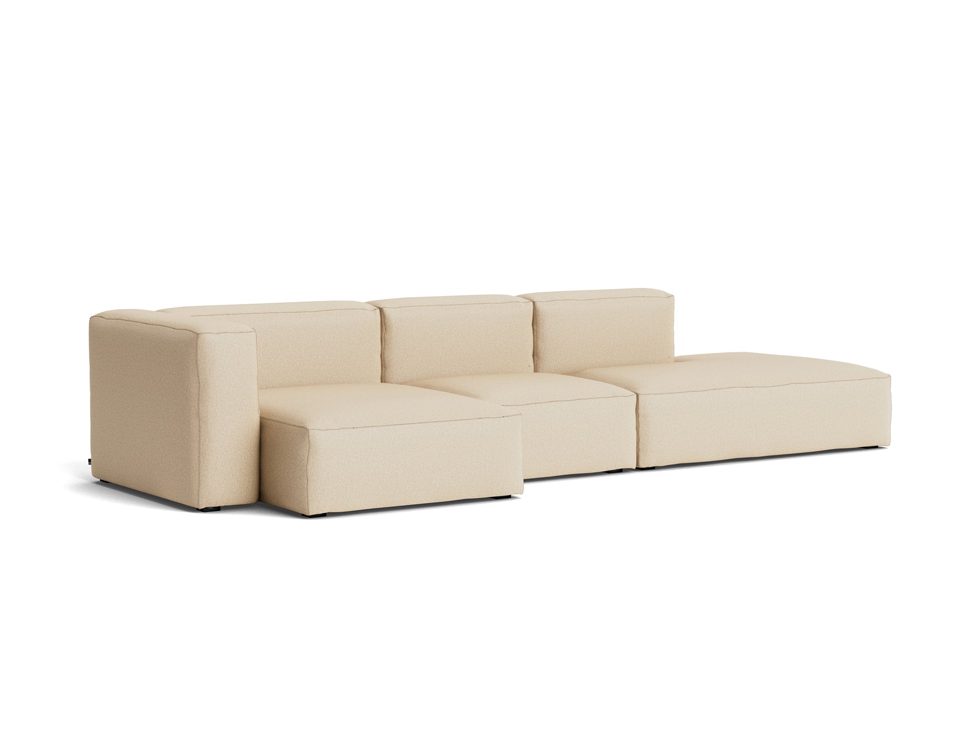Mags Soft 3 Seater Sofa by HAY - Combination 4 - Left Armrest (Sitting Right) / Hallingdal 65 220