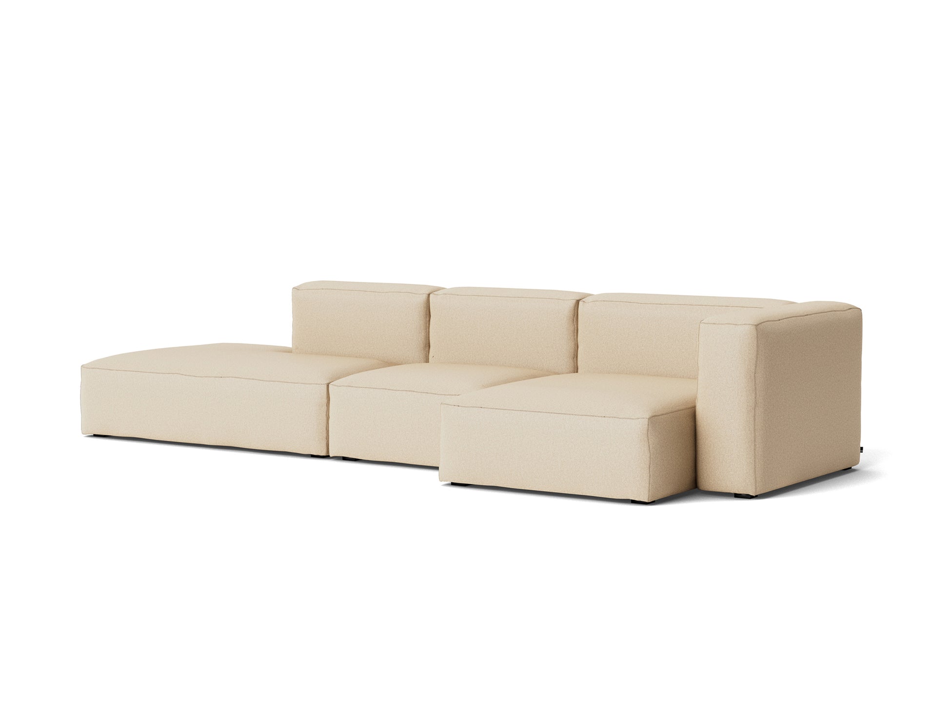 Mags Soft 3 Seater Sofa by HAY - Combination 4 - Right Armrest (Sitting Left) / Hallingdal 65 220