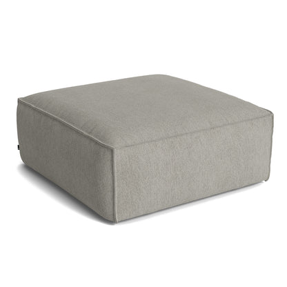 Mags Soft Ottoman with Removable Cover by HAY - Turf Light Grey