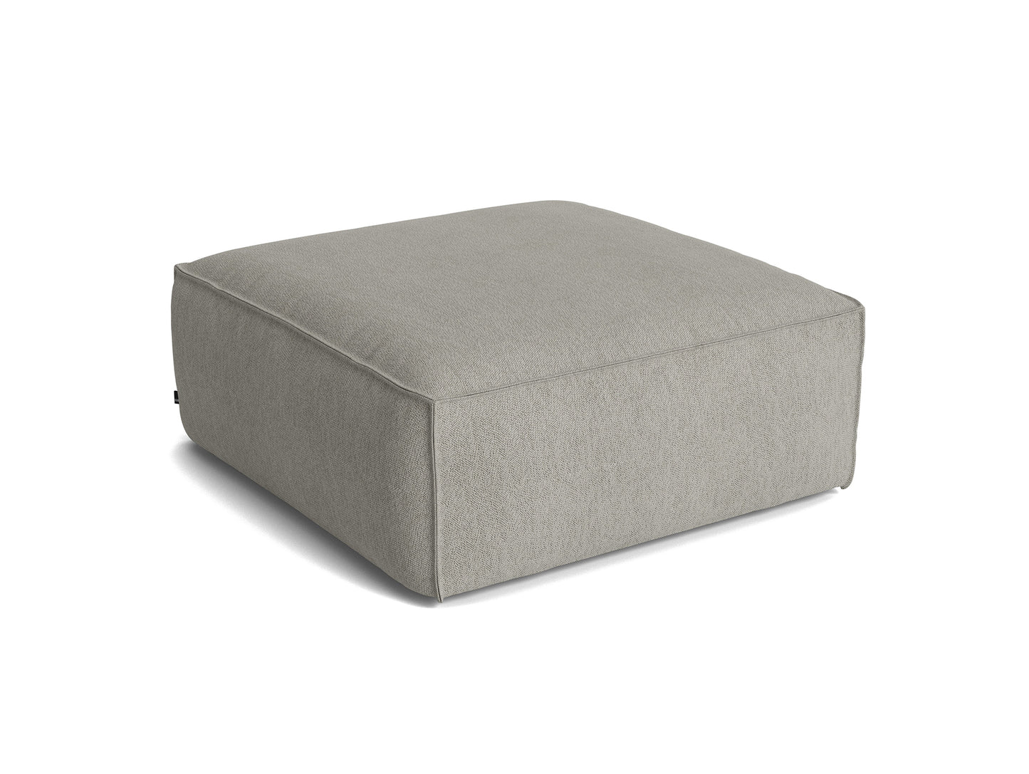 Mags Soft Ottoman with Removable Cover by HAY - Turf Light Grey