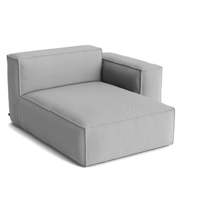 Mags Soft Sofa (Low Armrest) with Removable Cover by HAY - Short Wide Chaise Module / Right Armrest (S8265RC)