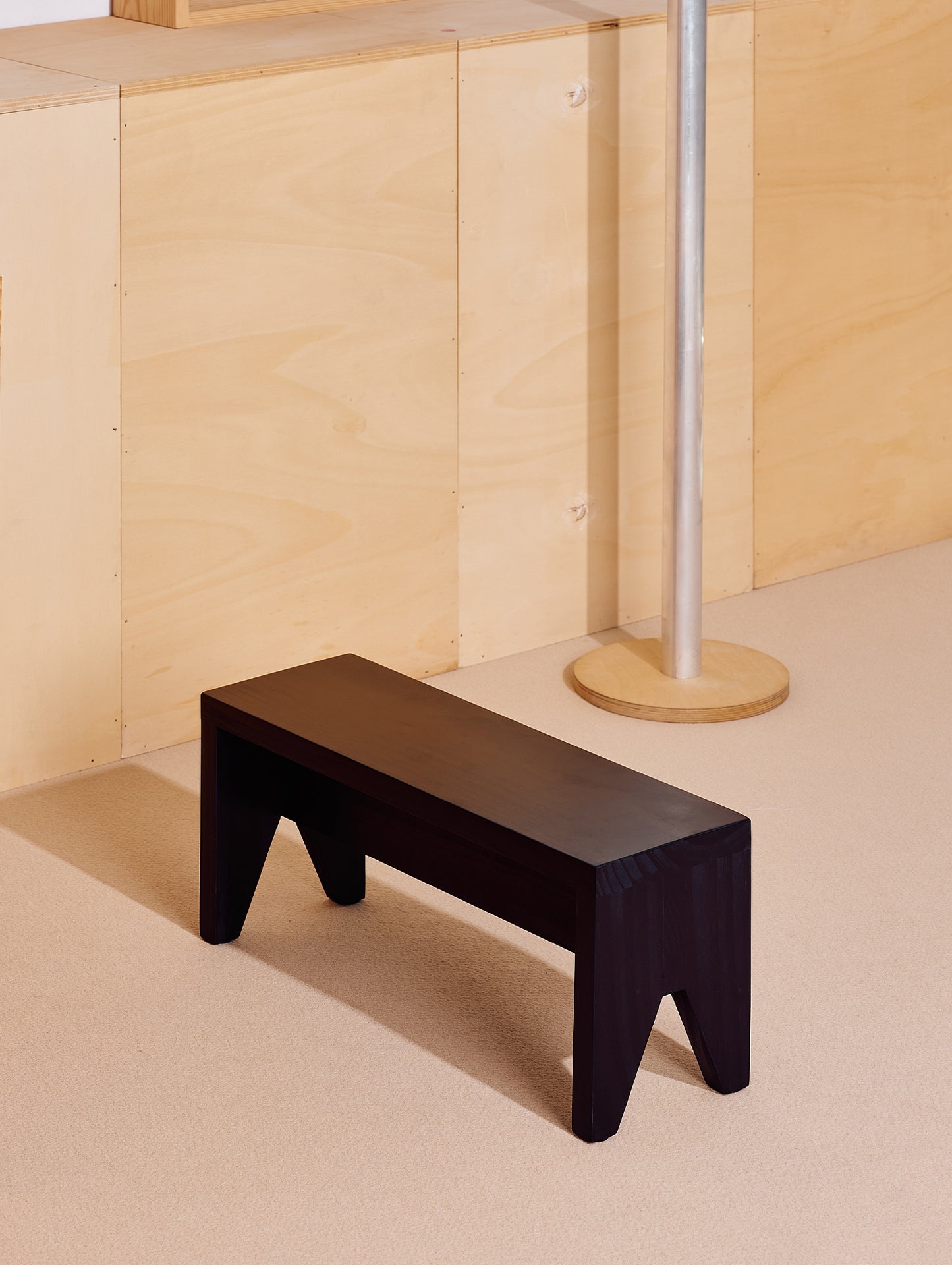 Manolito Stool by HAY -Long /  Black Pine