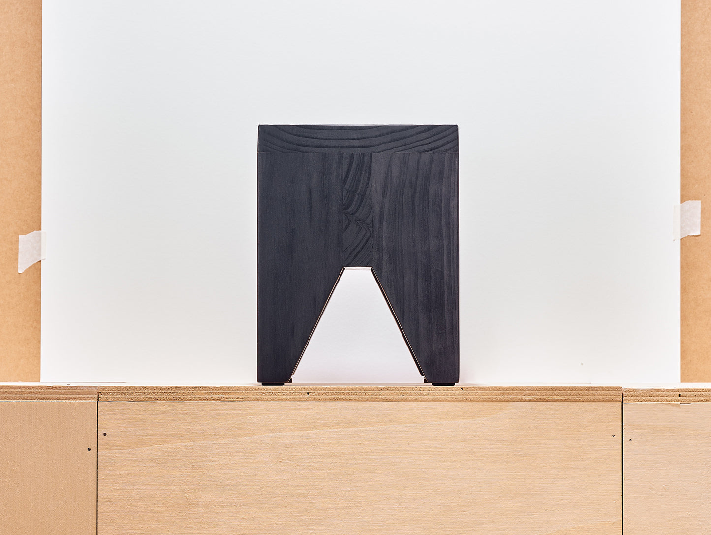 Manolito Stool by HAY - Short / Black Pine