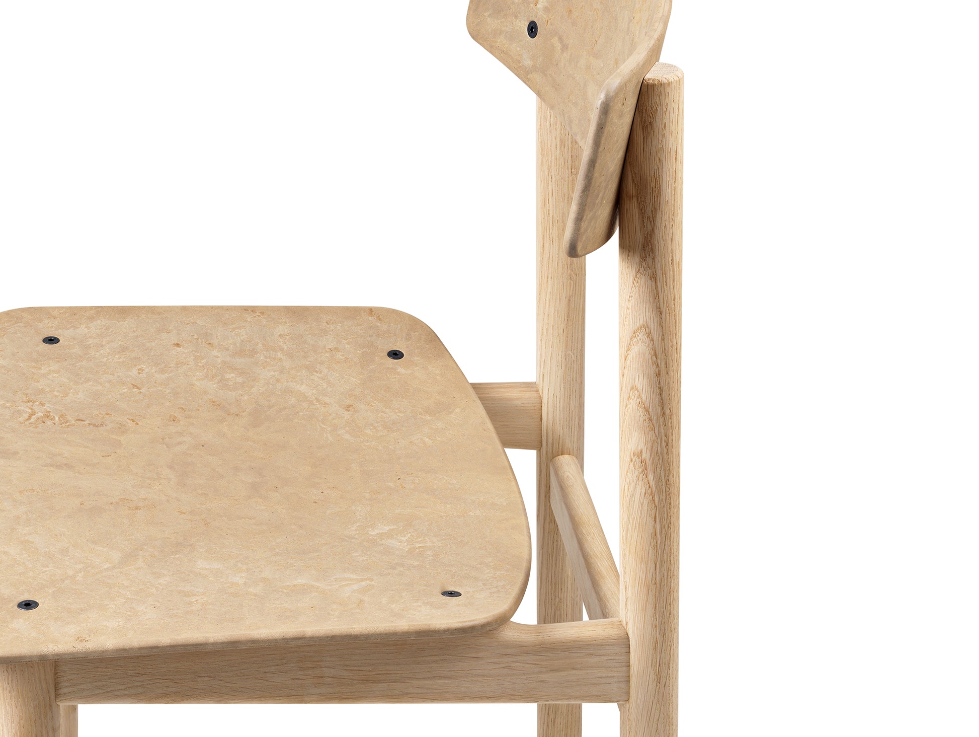 Conscious Chair 3162 by Mater - Soaped Oak / Coffee Waste Light