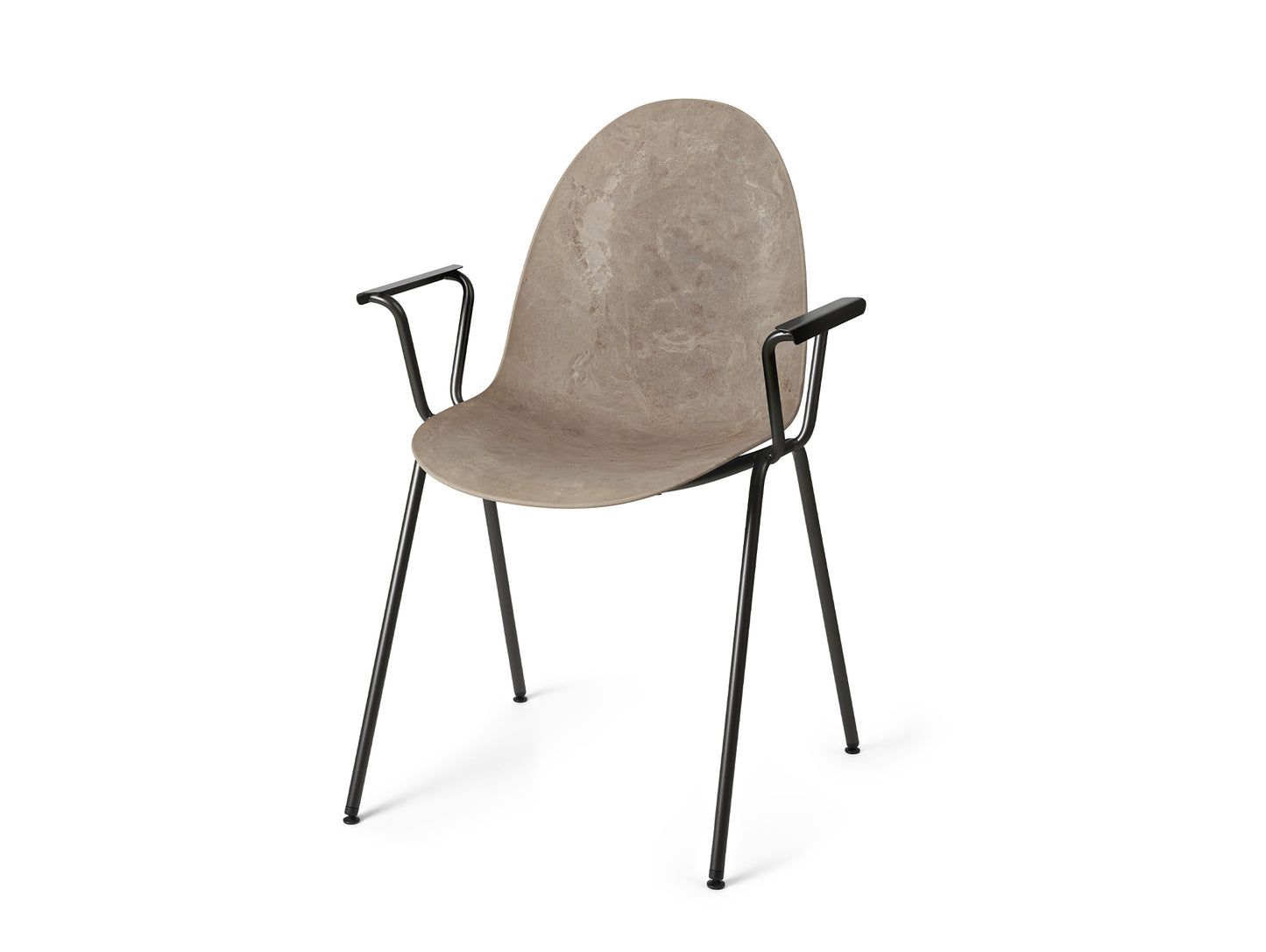 Eternity Armchair Without Upholstery by Mater - Light Coffee Shell