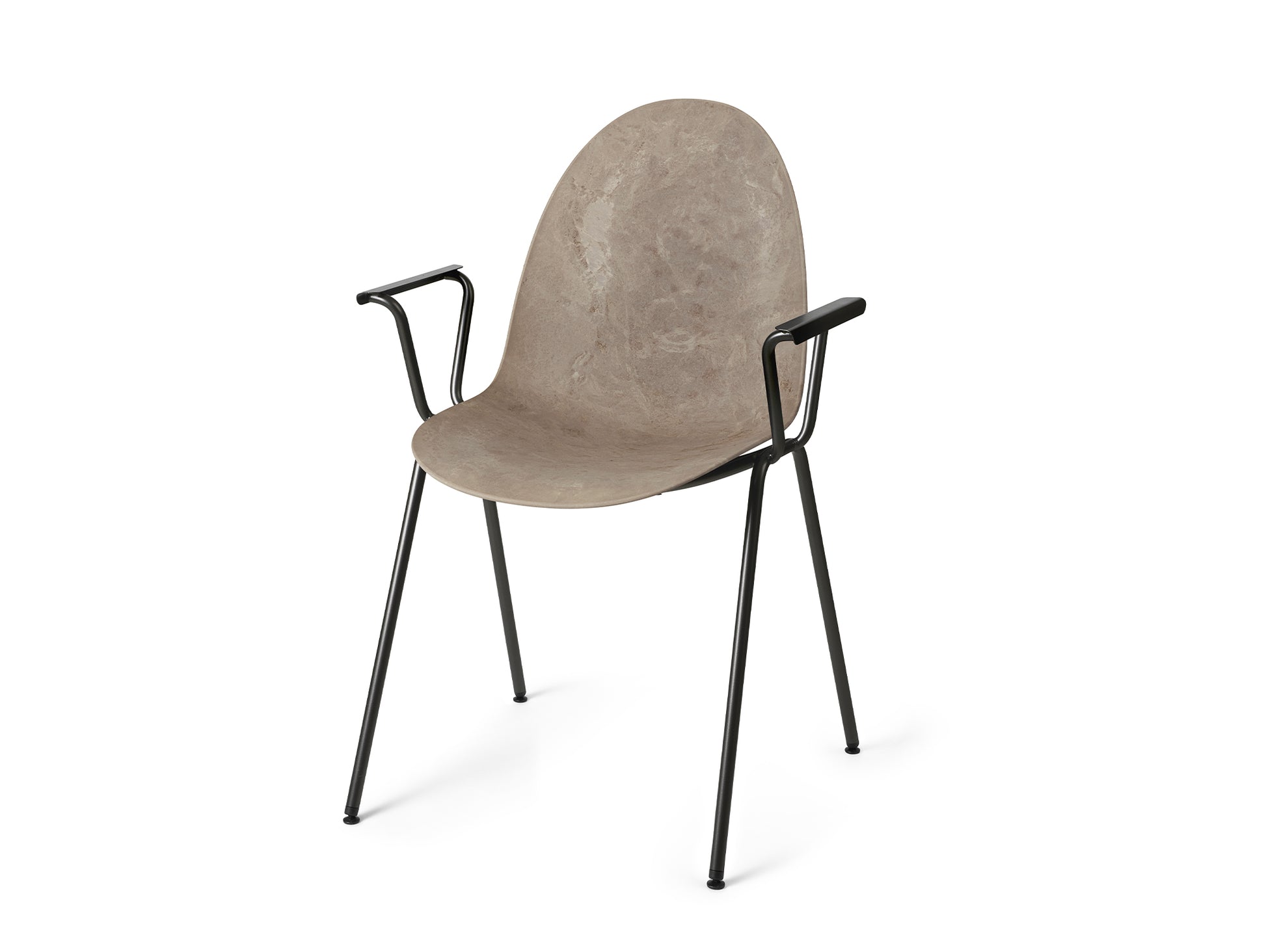 Eternity Armchair Without Upholstery by Mater - Light Coffee Shell