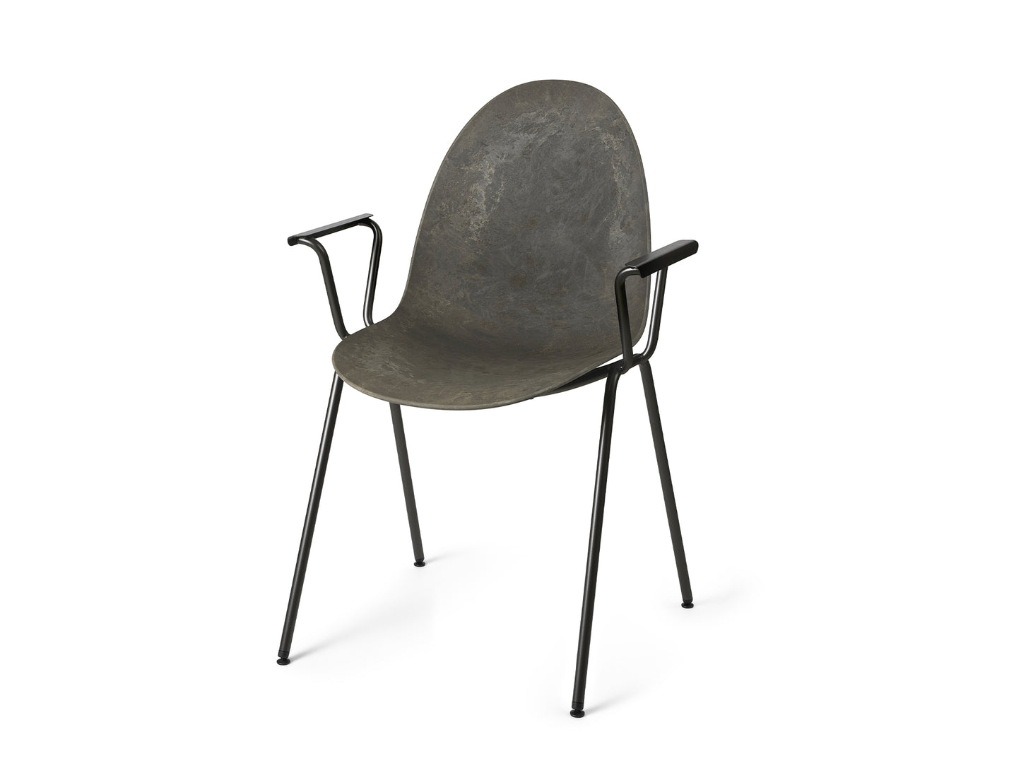 Eternity Armchair Without Upholstery by Mater - Dark Coffee Shell