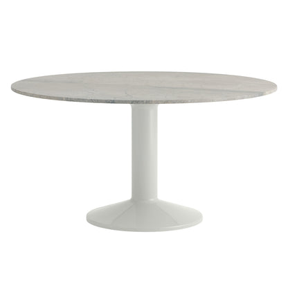 Midst Table Marble by Muuto - Grey Marble Tabletop / Grey Steel Base
