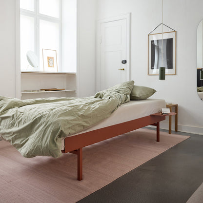 Moebe Bed High 90-180 cm - Terracotta