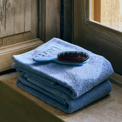 Mono Organic Hand Towel by HAY - Sky Blue
