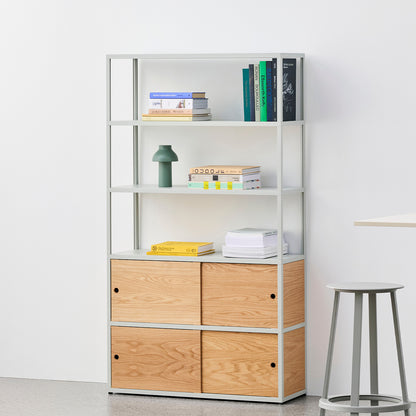 New Order Shelving - Combination 503 by HAY - Light Grey
