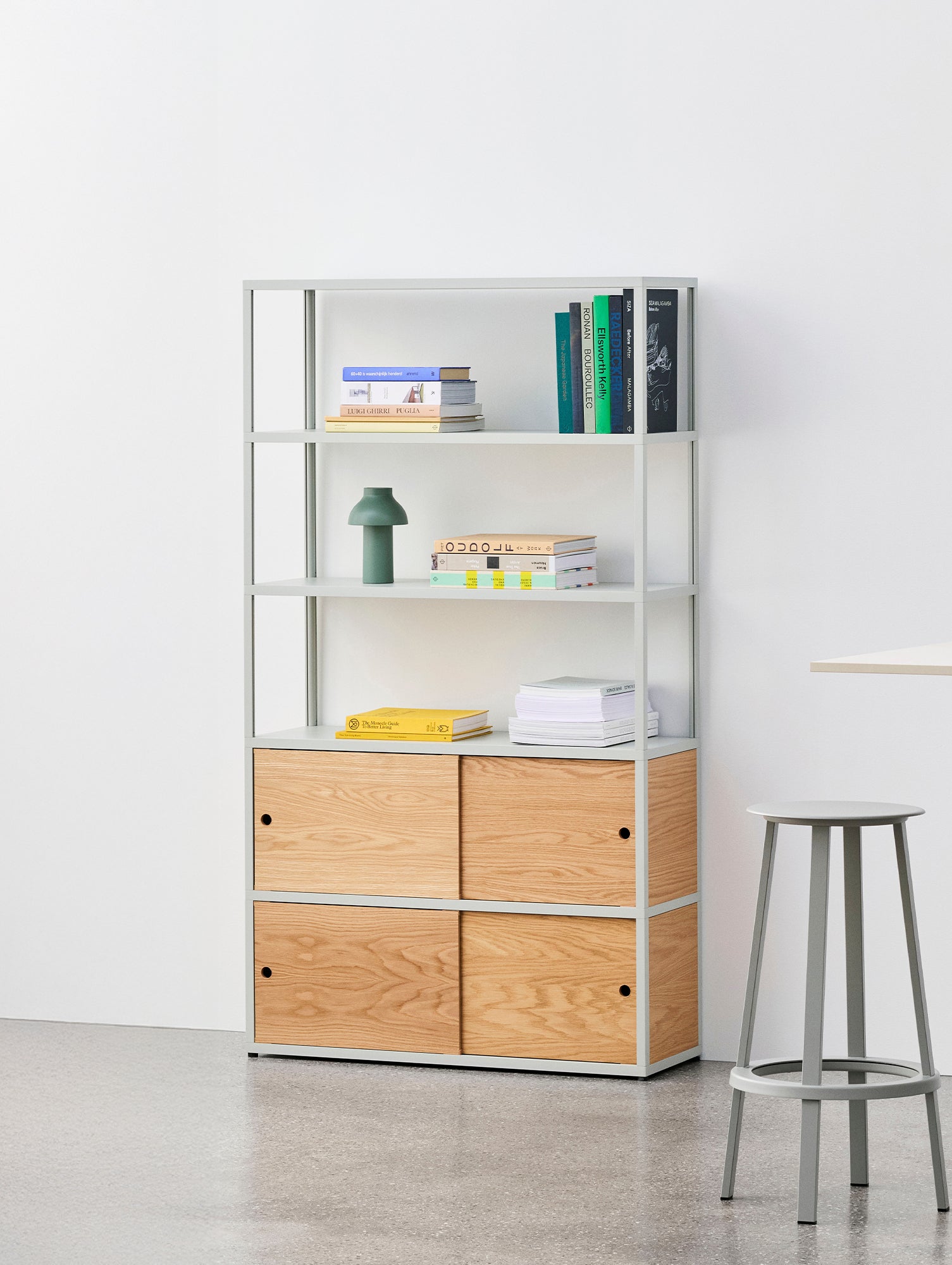 New Order Shelving - Combination 503 by HAY - Light Grey