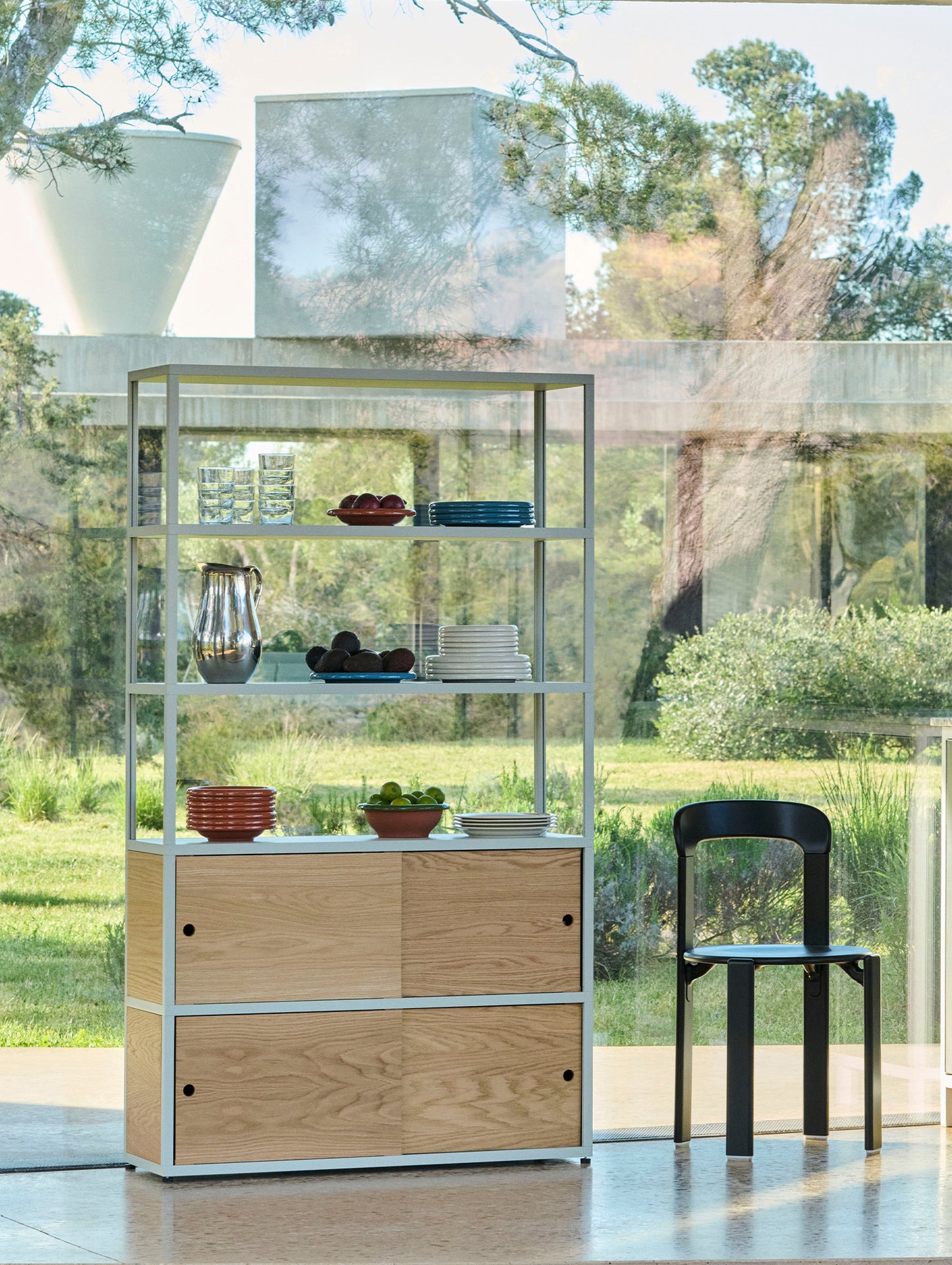 New Order Shelving - Combination 503 by HAY - Light Grey