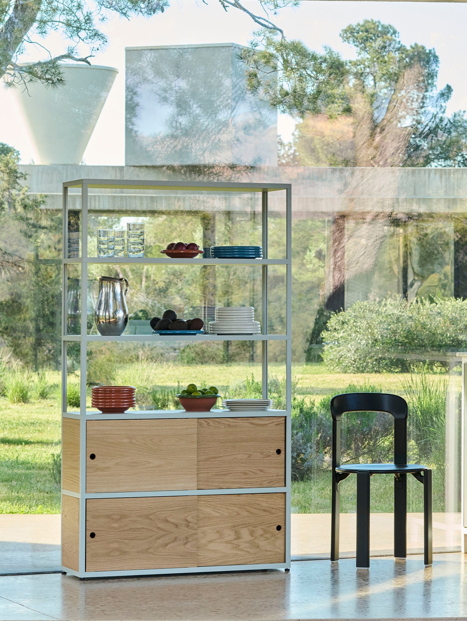 New Order Shelving - Combination 503 by HAY - Light Grey