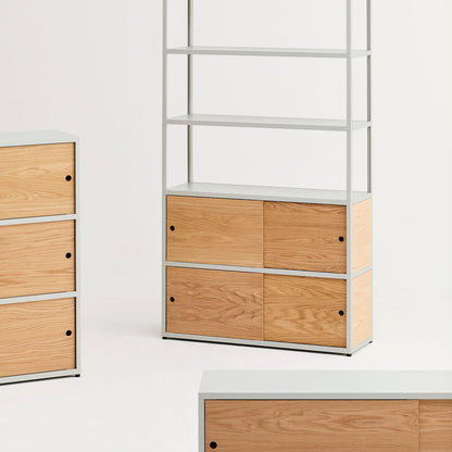 New Order Shelving - Combination 503 by HAY - Light Grey