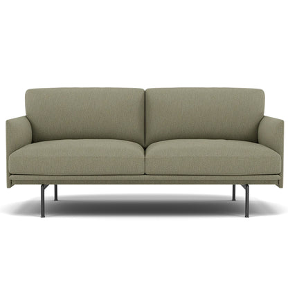 Outline Soft 2-Seater Sofa by Muuto - Clay 15