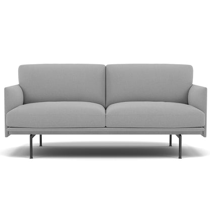 Outline Soft 2-Seater Sofa by Muuto - Steelcut Trio 133
