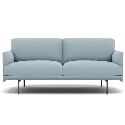Outline Soft 2-Seater Sofa by Muuto - Steelcut Trio 713