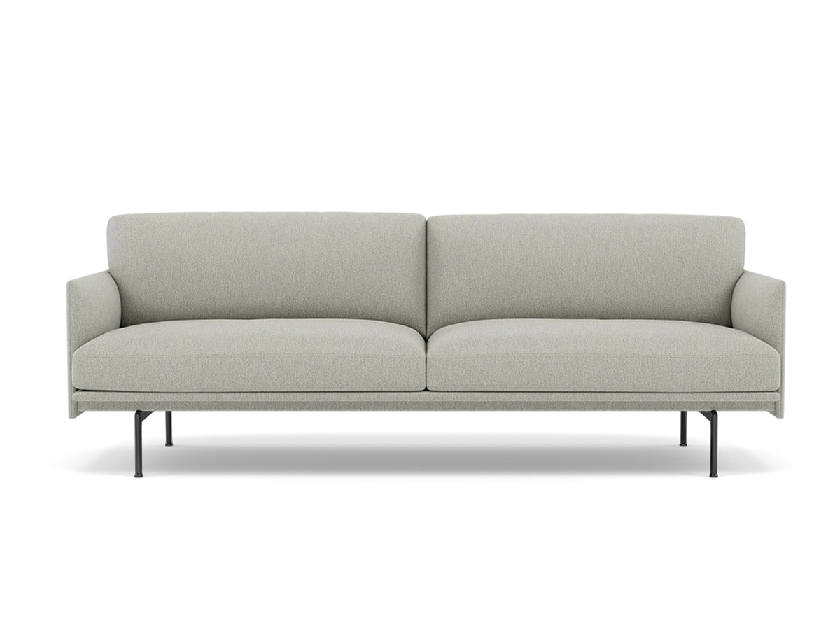 Outline Soft 3-Seater Sofa by Muuto - Clay 12