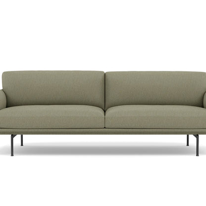Outline Soft 3-Seater Sofa by Muuto - Clay 15