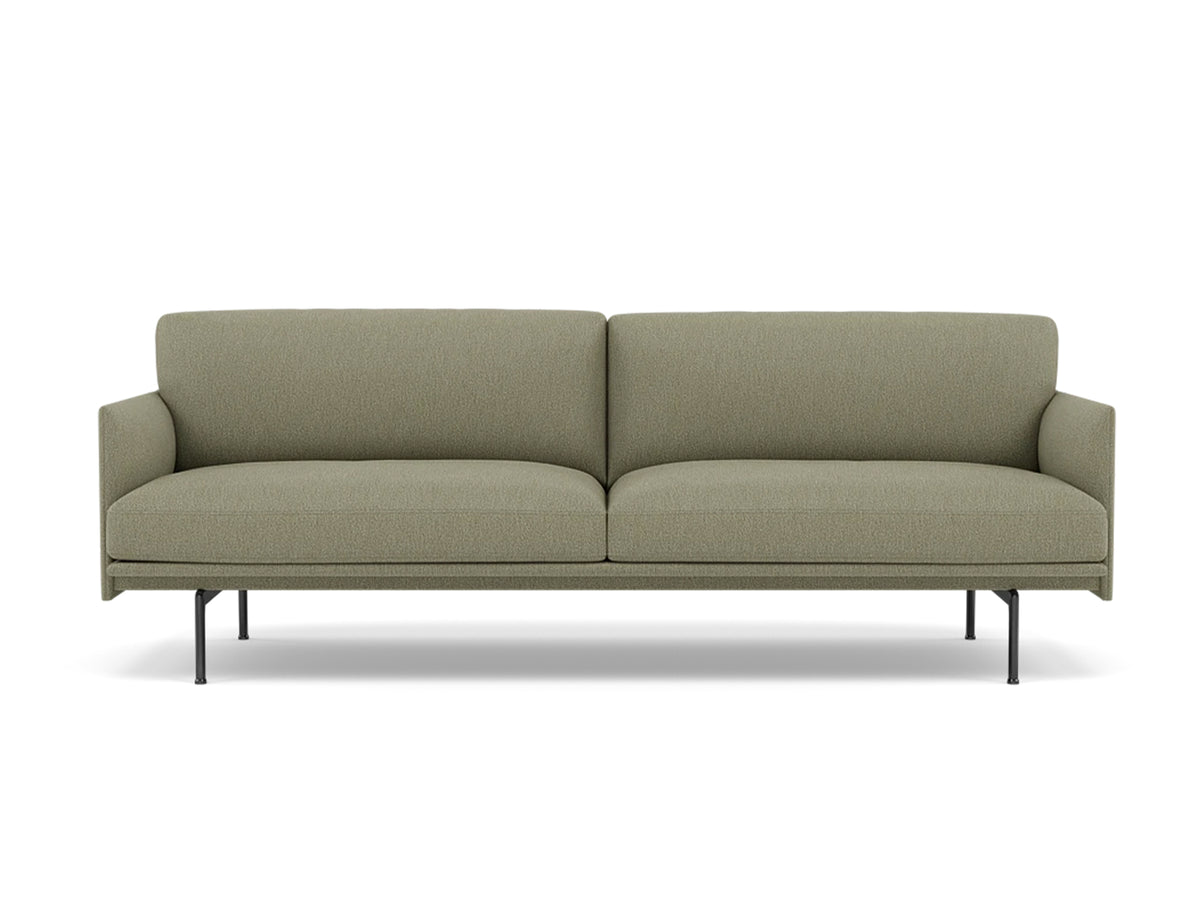 Outline Soft 3-Seater Sofa by Muuto - Clay 15