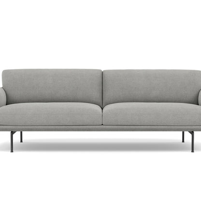 Outline Soft 3-Seater Sofa by Muuto - Fiord 151