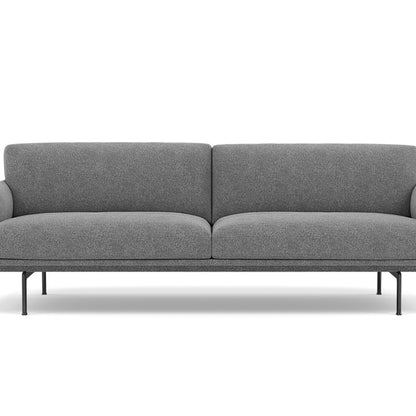 Outline Soft 3-Seater Sofa by Muuto - Hallingdal 166
