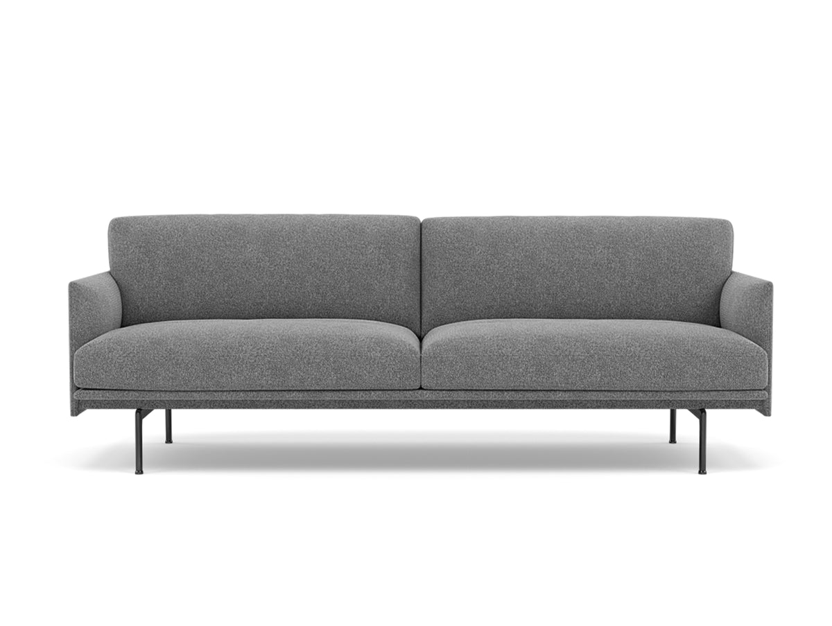 Outline Soft 3-Seater Sofa by Muuto - Hallingdal 166