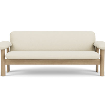 Brasilia 2-Seater Sofa by Audo Copenhagen - Oak Base / Baru 200