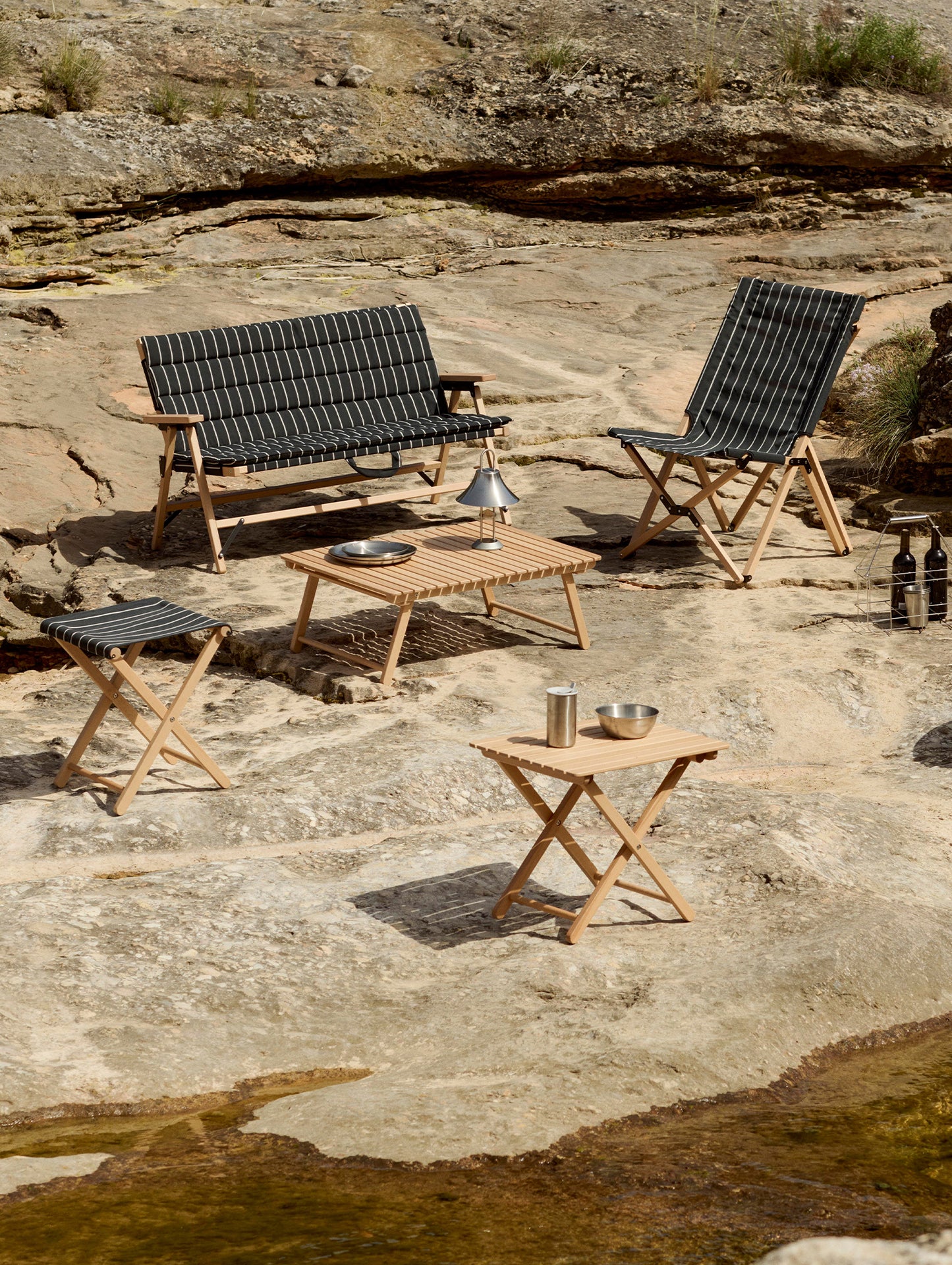 Outdoor Market Folding Table by HAY 