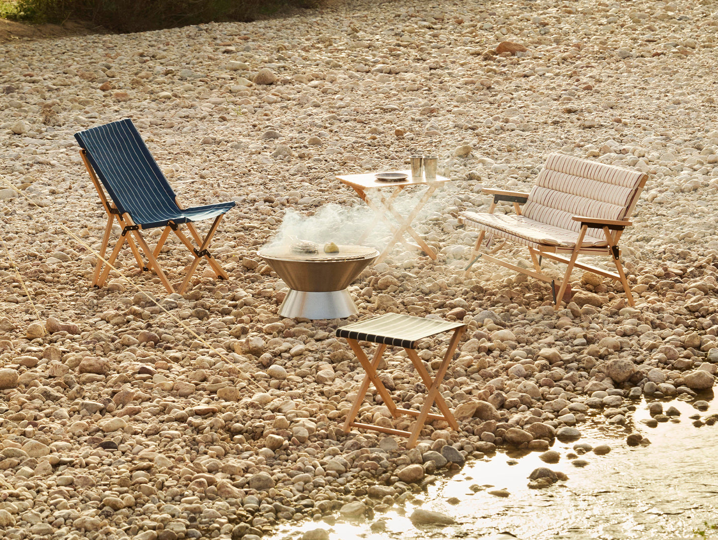 Outdoor Market Folding Sofa Cushion by HAY 