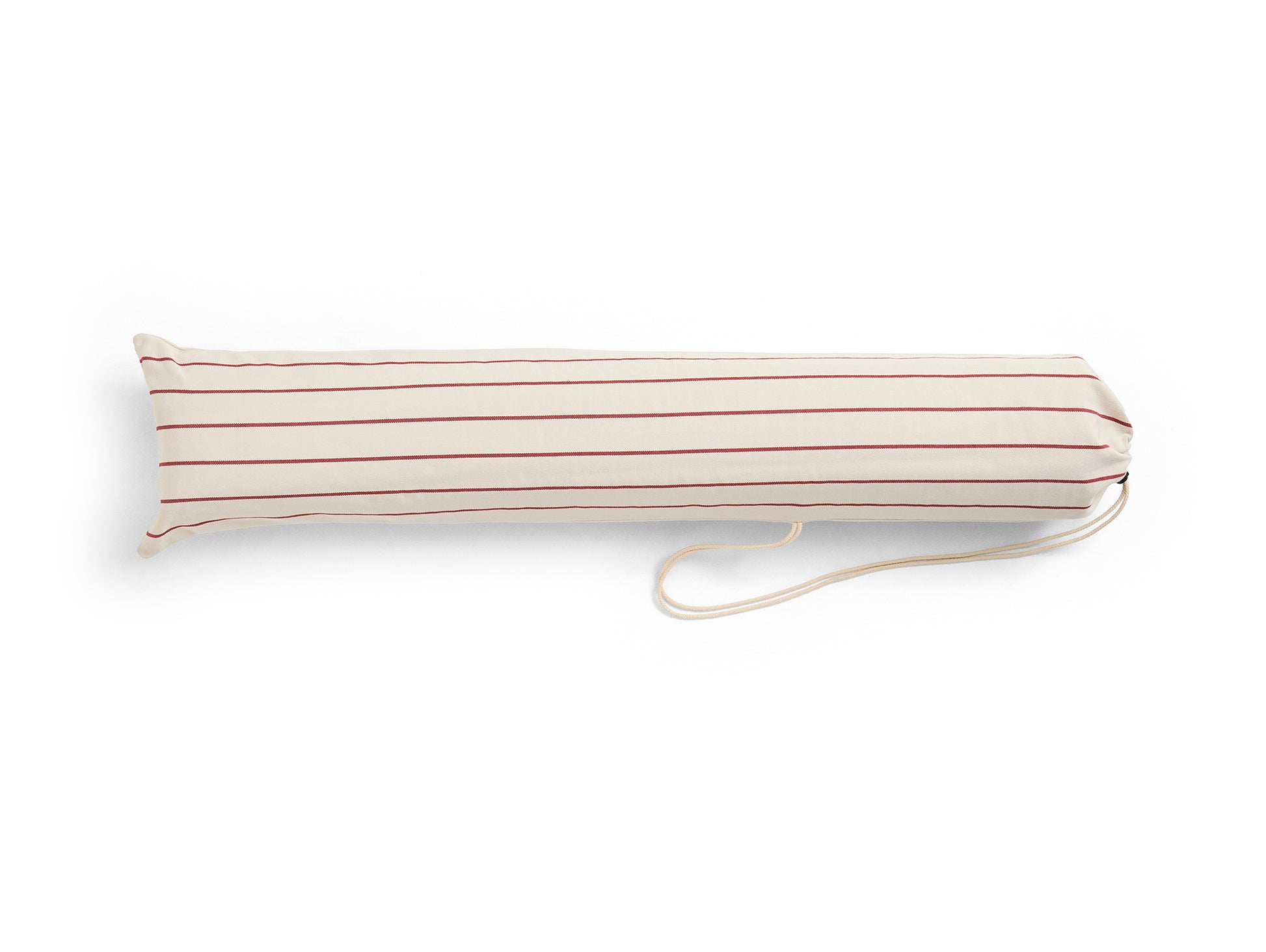 Outdoor Market Folding Sofa Cushion by HAY - Beige with Red Stripe
