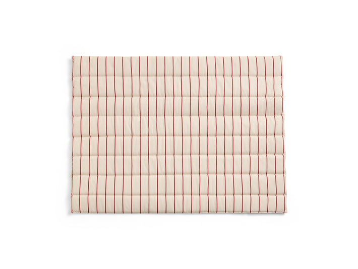 Outdoor Market Folding Sofa Cushion by HAY - Beige with Red Stripe