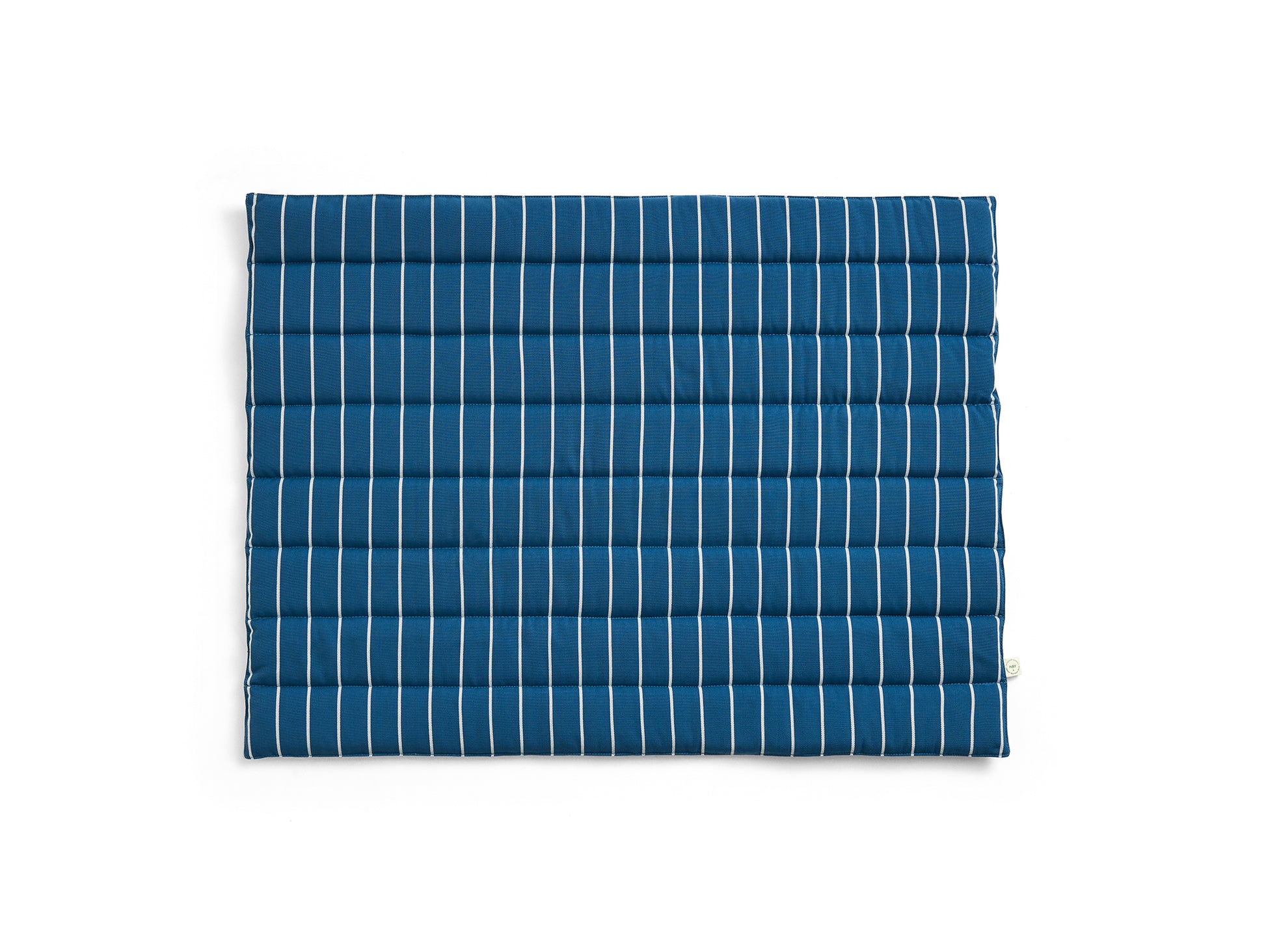 Outdoor Market Folding Sofa Cushion by HAY - Blue with Beige Stripe