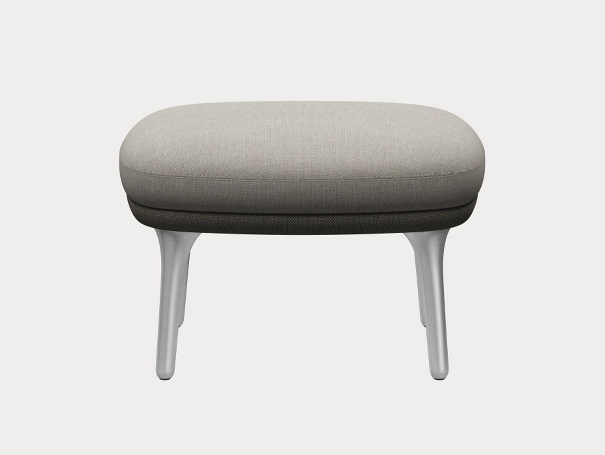 Fri Ottoman by Fritz Hansen -  Outside: Hallingdal 65 123 / Seat: Sunniva 3 717