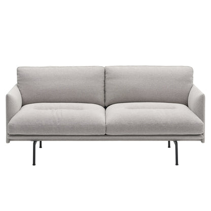 Outline Soft 2-Seater Sofa by Muuto - Clay 12
