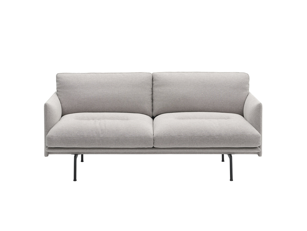 Outline Soft 2-Seater Sofa by Muuto - Clay 12