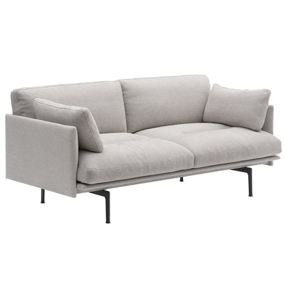 Outline Soft 2-Seater Sofa by Muuto - Clay 12