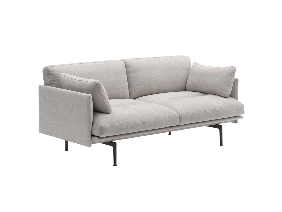 Outline Soft 2-Seater Sofa by Muuto - Clay 12