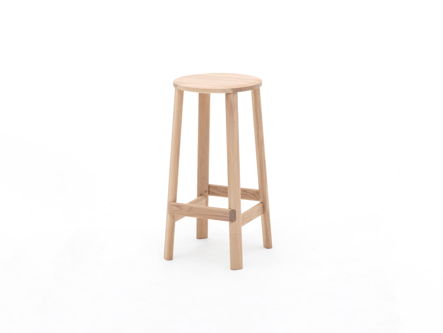 Archive Barstool by Karimoku New Standard - Low  / Lacquered Oak