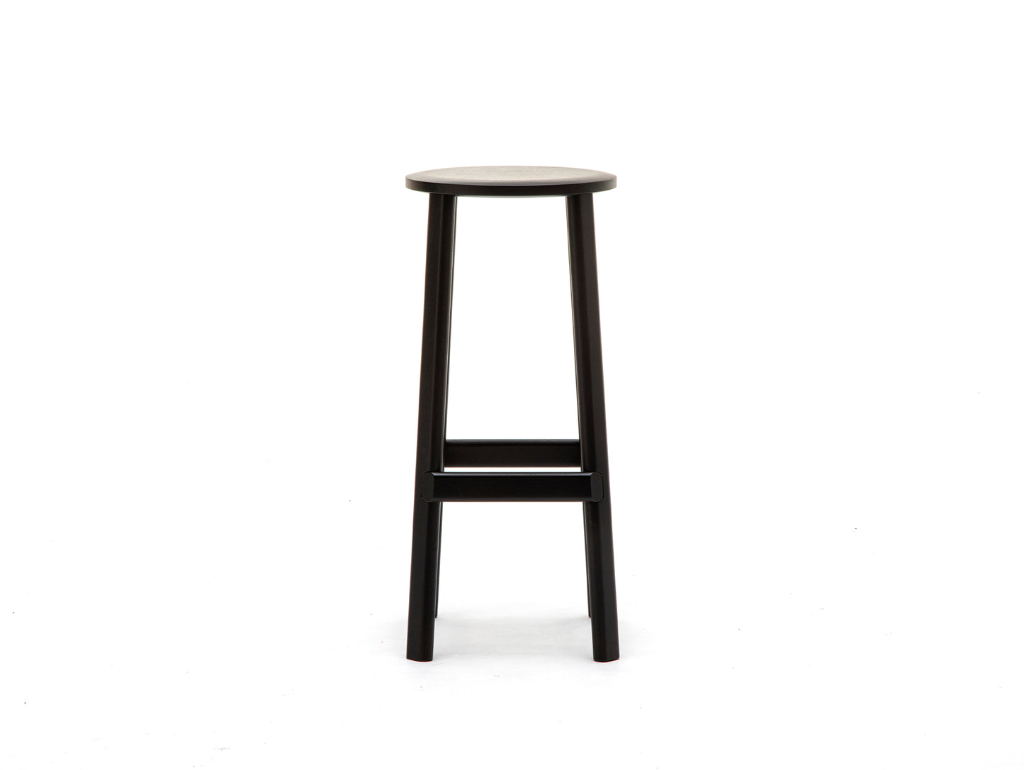 Archive Barstool by Karimoku New Standard - High / Black Lacquered Oak