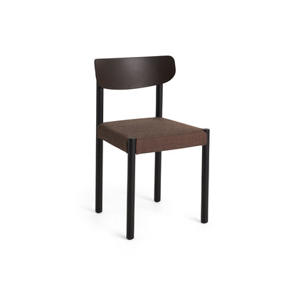 Pack Chair 11 by HAY - Iron Black Oak Base / Graphite Brown Backrest / Remix 356